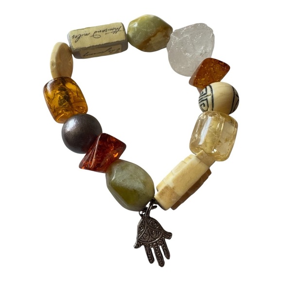 Bohemian Beaded Bracelet Set of 7 - Picture 6 of 9